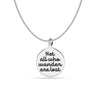 925 Sterling Silver Quote Charms Necklace for Teen Women