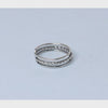 925 Sterling Silver Hypoallergenic Open Adjustable Toe Rings for Women