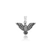 925 Silver Oxidized Eagle Pendant Necklace for Men and Boys