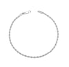 925 Sterling Silver Venetian Chain Anklets for Women Teen