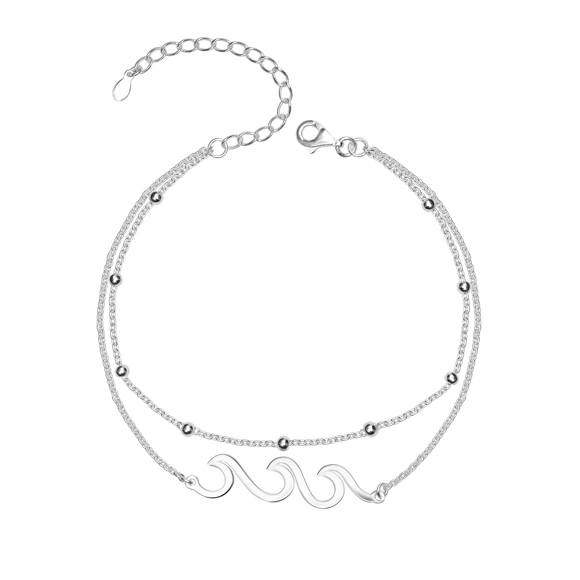 Wave Ocean Anklet