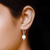 925 Sterling Silver Drop Dangle Cavier Pearl Earring for Teen and Women