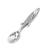 Silver Style Fine Silver Fish Feeding Spoon for Kids Baby 