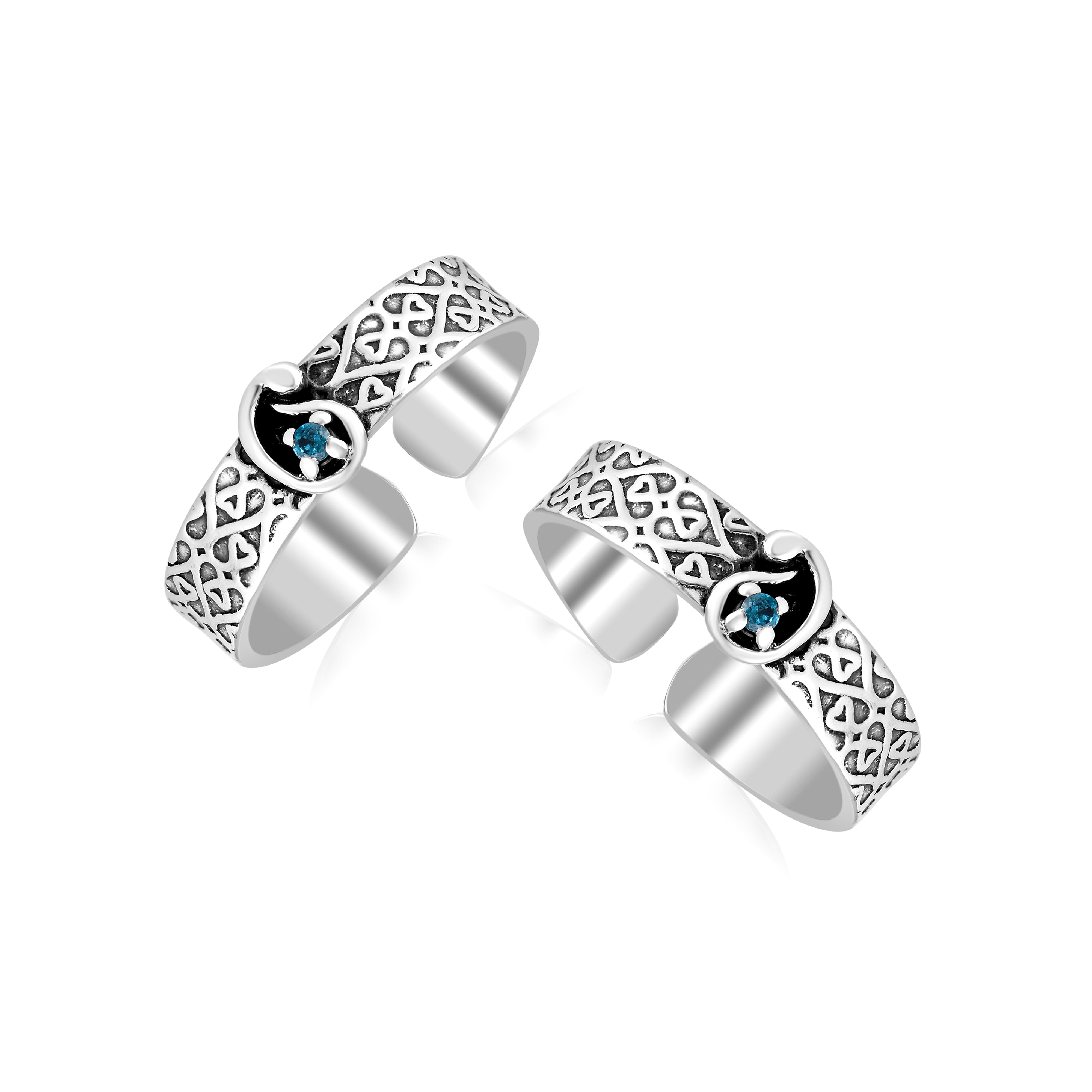 925 Sterling Silver Antique Toe Ring For Women