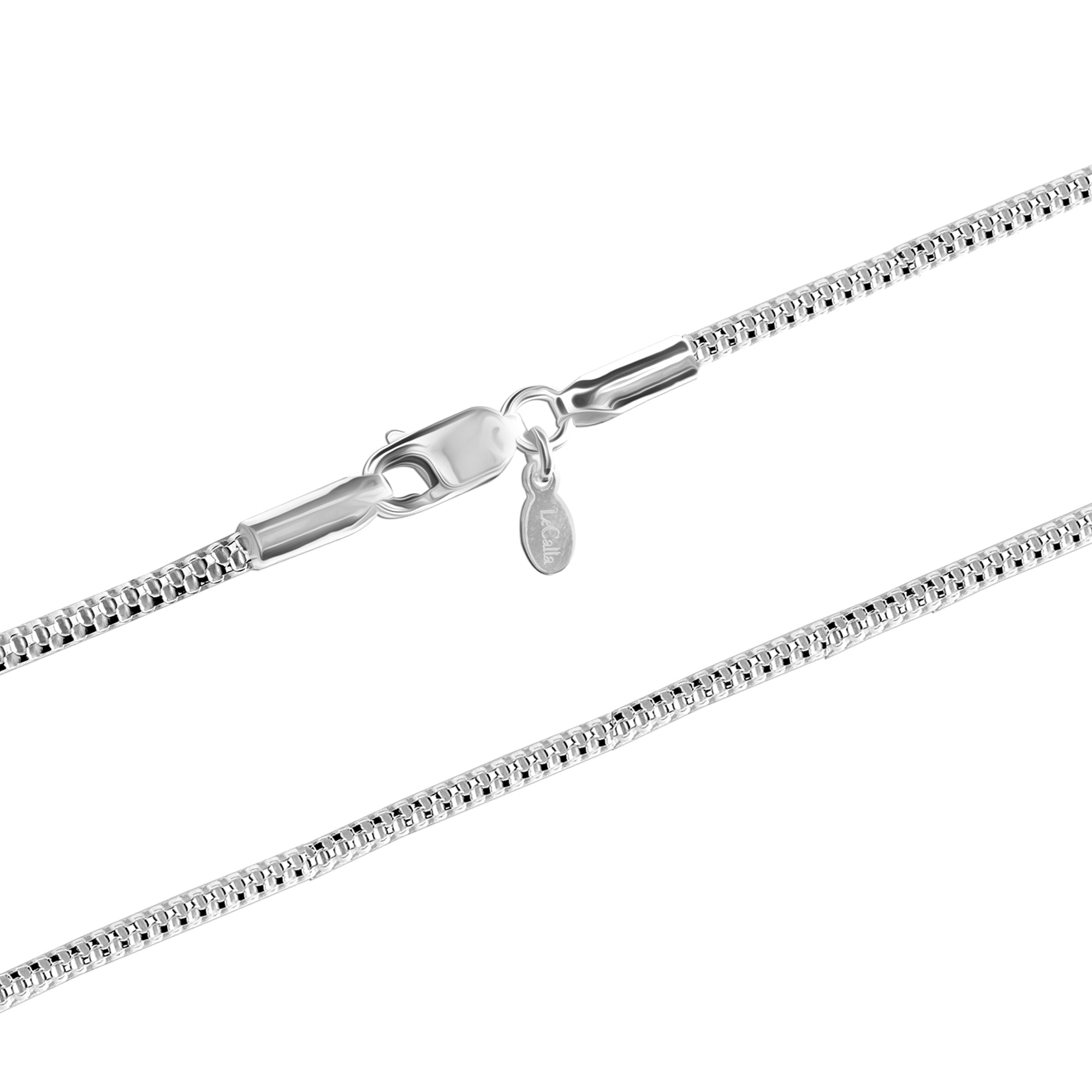 925 Sterling Silver Popcorn Coreana Chain for Teen Women and Men