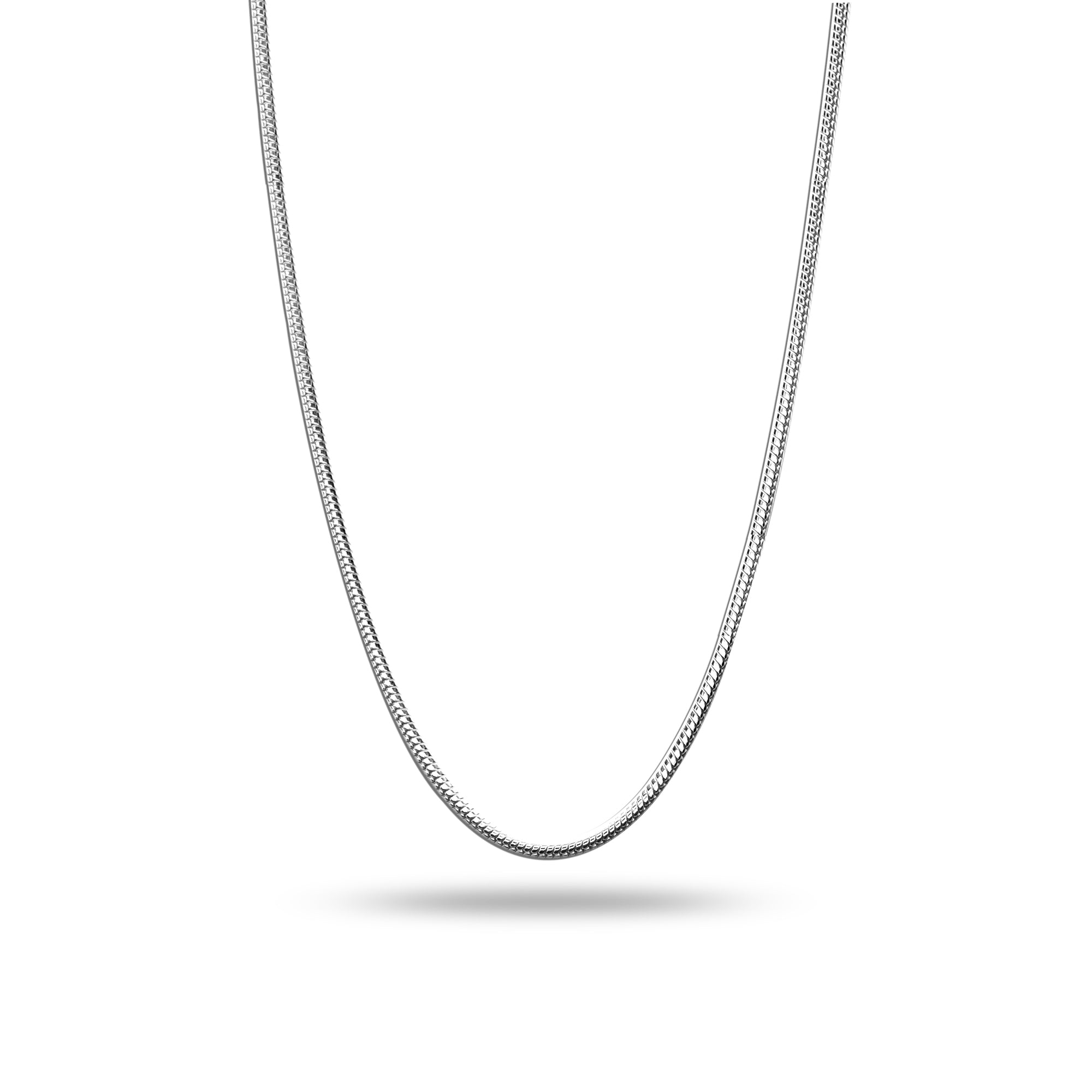 LeCalla Links 925 Sterling Silver 16 Inches Italian Snake Chain Necklace for Teen and Women's 