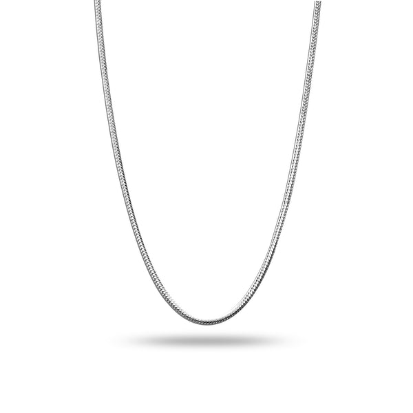 LeCalla Links 925 Sterling Silver 16 Inches Italian Snake Chain Necklace for Teen and Women's 