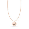 925 Sterling Silver Rose Gold Present Over Perfect Necklace for Women & Girls