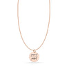 925 Sterling Silver Rose Gold Present Over Perfect Necklace for Women & Girls