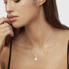 925 Sterling Silver Simulated Cat Pendant Necklace for Women