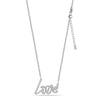 925 Sterling Silver Multi CZ Love Pendant Necklace for Women and Girls