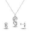 925 Sterling Silver Studded Necklace Set for Women